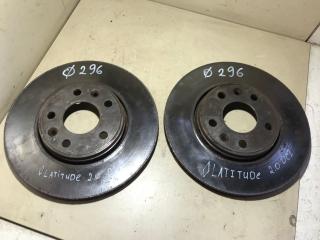 Диск тормозной (комплект) Renault Latitude 1 поколение 2011, 2.0 л., дизель, МКПП, седан