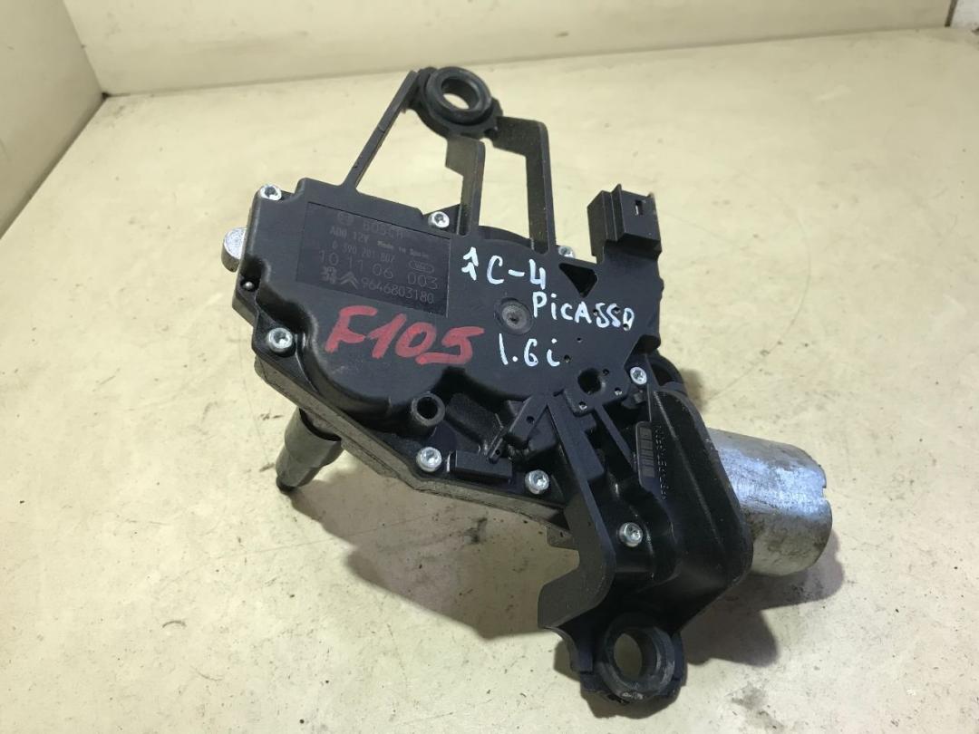 моторчик заднего стеклоочистителя (дворника) Citroen C4 Picasso 1 поколение 2012, 1.6 л., бензин, МКПП, минивэн - фото №1