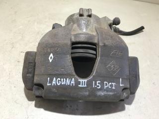 суппорт передний левый Renault Laguna 3 поколение 2010, 1.5 л., дизель, МКПП, хетчбэк 5 дв.