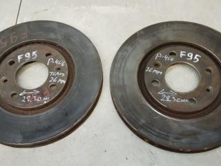 диск тормозной передний Peugeot 406 1 поколение 1997, 1.9 л., дизель, МКПП