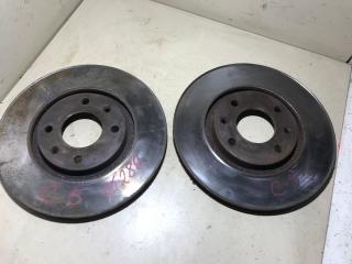 Диск тормозной (комплект) Citroen C5 1 2005, 1.6 л., дизель, МКПП, хетчбэк 5 дв.