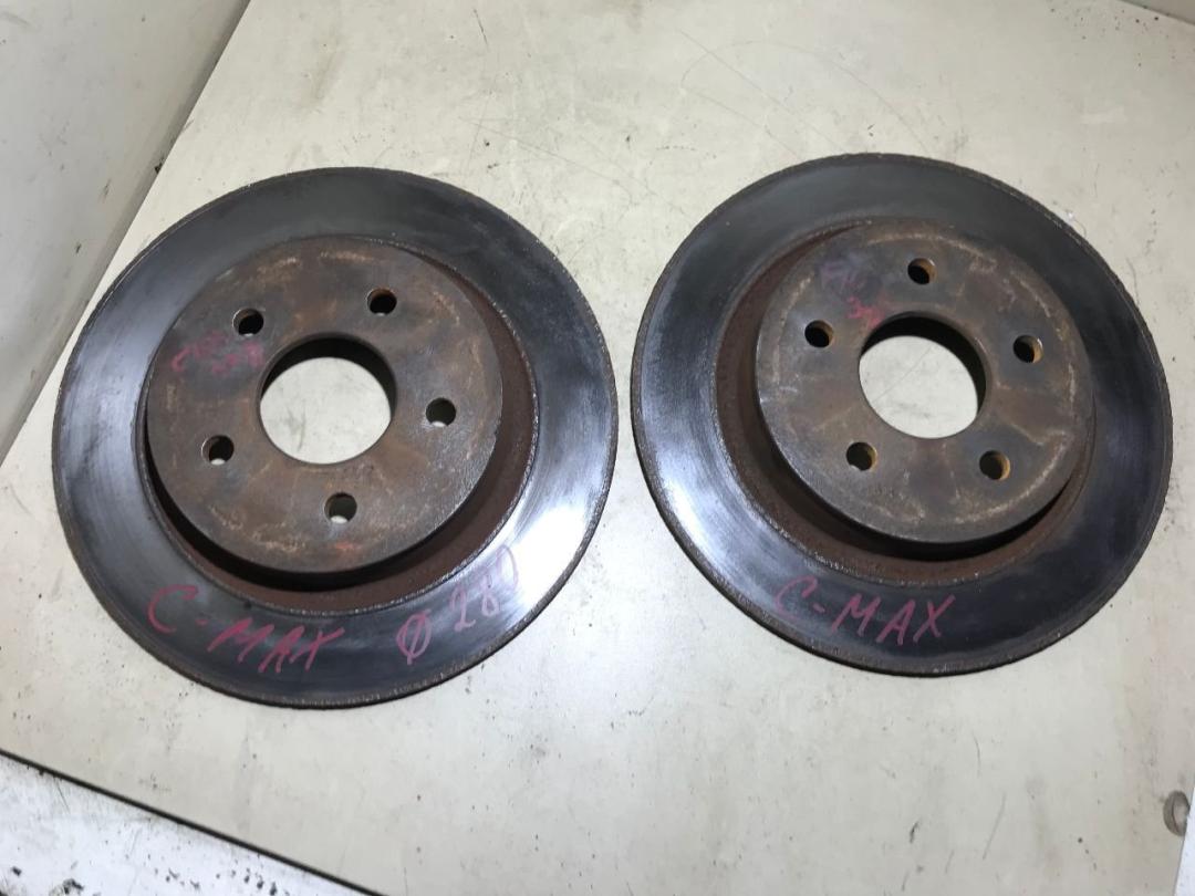 диск тормозной задний Ford C-Max C-max 1 2009, 1.8 л., дизель, МКПП - фото №1