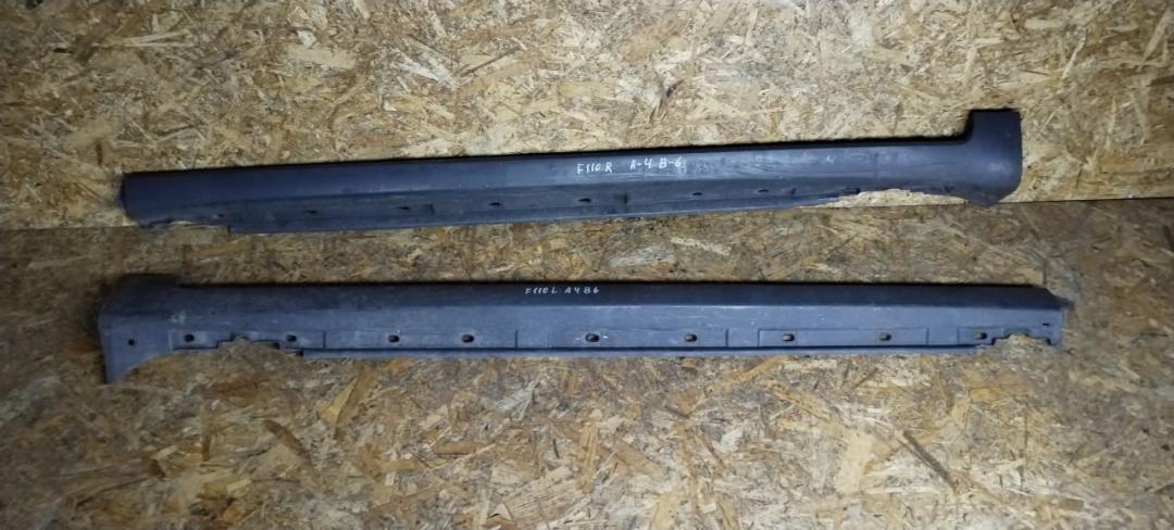 Накладка на порог наружная (комплект) Audi A4 B6 2003, 1.9 л., дизель, МКПП, универсал - фото №1