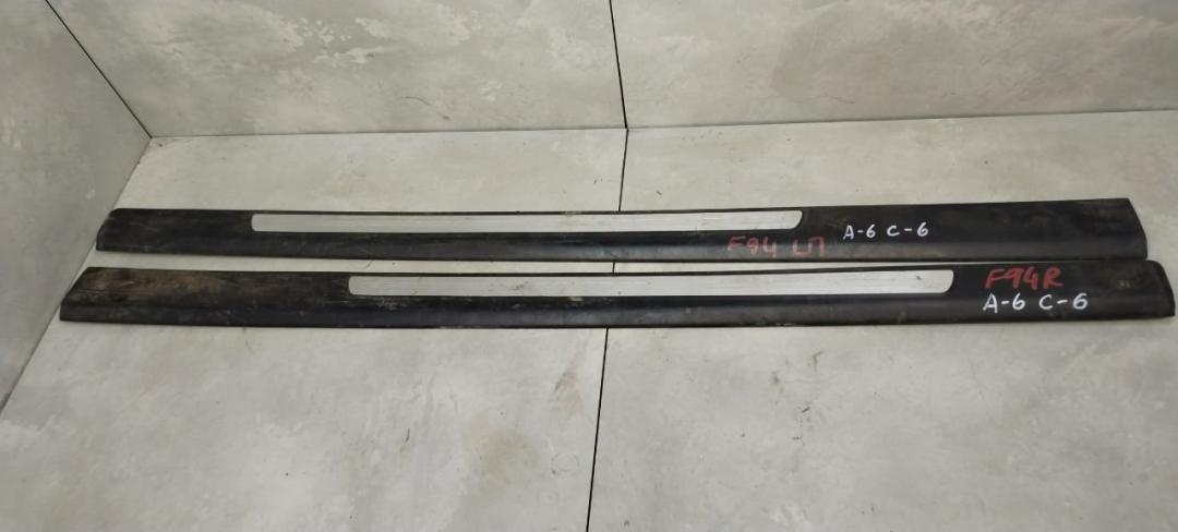 накладка на порог внутренняя Audi A6 4F/C6 2006, 2.7 л., дизель, МКПП, универсал - фото №1