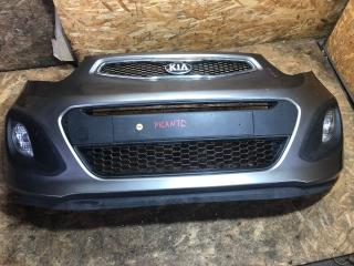 бампер передний Kia Picanto 2 поколение 2013, 1.0 л., бензин, МКПП, хетчбэк 5 дв.