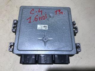 блок управления двигателем Citroen C4 2 поколение 2013, 1.6 л., дизель, МКПП, хетчбэк 5 дв.