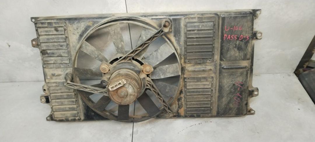 вентилятор радиатора Volkswagen Passat B3 1991, 1.6 л., дизель, МКПП, универсал - фото №1