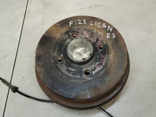 ступица задняя правая Dacia Logan 1 поколение 2007, 1.4 л., бензин, МКПП, седан