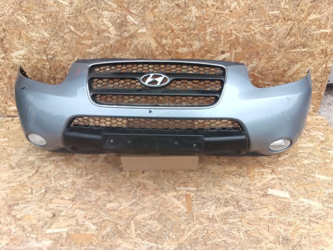 бампер передний Hyundai Santa Fe 2 поколение (CM) 2006, 2.2 л., дизель, МКПП - фото №1