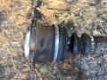 полуось передняя правая (приводной вал, ШРУС) Volkswagen Passat B5 1998, 1.8 л., бензин, АКПП - фото №4