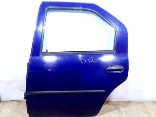 стекло двери задней левой Dacia Logan 1 поколение 2007, 1.5 л., DCi, K9K 792, дизель, 5МКПП, синий, седан, передний привод