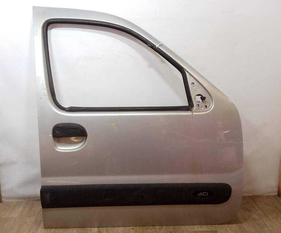 замок двери передней правой Renault Kangoo 1 поколение 2003, 1.5 л., дизель, МКПП, серебристый, фургон, передний привод - фото №1