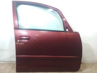 стекло двери передней правой Mitsubishi Colt 6 поколение (Z20/Z30) 2005, 1.1 л., 3A91, бензин, МКПП, красный, хетчбэк 5 дв., передний привод