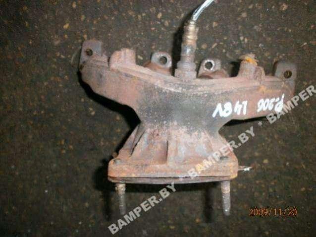 коллектор выпускной Peugeot 206 1 поколение 2002, 1.4 л., i, бензин - фото №1