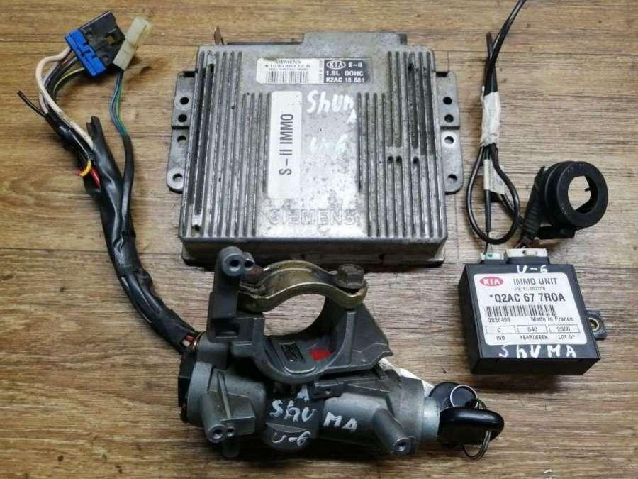 замок зажигания Kia Shuma 1 поколение 2000, 1.5 л., бензин, АКПП, хетчбэк 5 дв. - фото №1