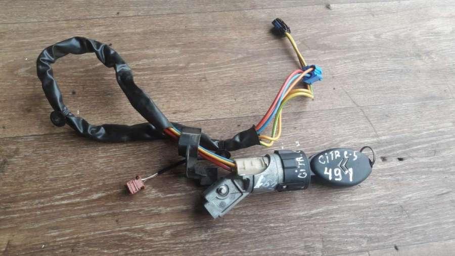 замок зажигания Citroen C5 1 поколение 2003, 2.0 л., бензин, МКПП, универсал - фото №1