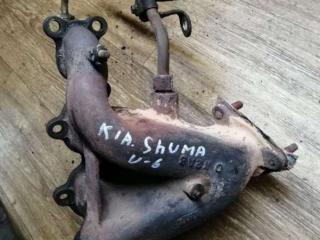 коллектор выпускной Kia Shuma 1 поколение 2000, 1.5 л., бензин, АКПП, хетчбэк 5 дв.