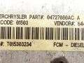 блок предохранителей Chrysler Voyager 4 поколение 2003, 2.5 л., дизель, МКПП, серебристый, минивэн, 04727080AC, T015303234, FCM-DIESEL - фото №4