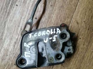 замок двери передней правой Toyota Corolla 6 поколение (E90) 1990, 1.3 л., бензин, МКПП, хетчбэк 5 дв.