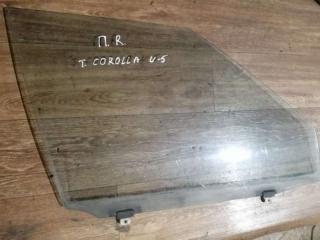 стекло двери передней правой Toyota Corolla 6 поколение (E90) 1990, 1.3 л., бензин, МКПП, хетчбэк 5 дв.