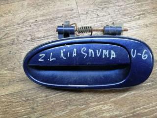 ручка наружная задняя левая Kia Shuma 1 поколение 2000, 1.5 л., бензин, АКПП, хетчбэк 5 дв.