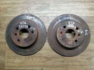 диск тормозной задний Kia Shuma 1 поколение 2000, 1.5 л., бензин, АКПП, хетчбэк 5 дв.