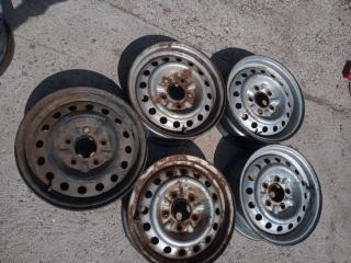 диск штампованный Nissan Serena С23 [рестайлинг] 1996, 1.6 л., бензин, МКПП, минивэн