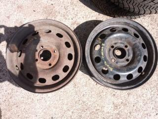 диск штампованный Toyota Corolla 7 поколение (E100) 1995, 1.3 л., бензин, МКПП, хетчбэк 5 дв.