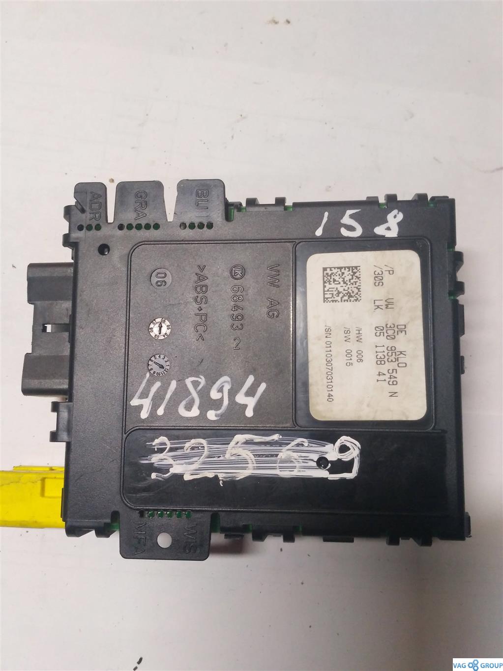 блок управления коммутационным центром Volkswagen Passat B6 2006, 2.0 л., бензин, седан, 3C0953549N, 3C0953549AF, 3C0953549AH, 3C0953549P, . - фото №1