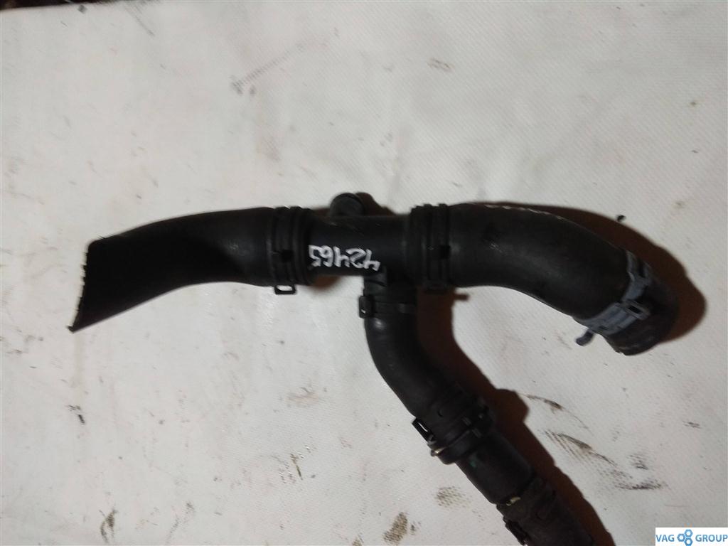 фланец (тройник) системы охлаждения Volkswagen Sharan 2 поколение 2012, 2.0 л., TDi, дизель, микроавтобус, 7N0121087, CFFA, CFFB, CFGB, CFGC, 7N0121087A - фото №1