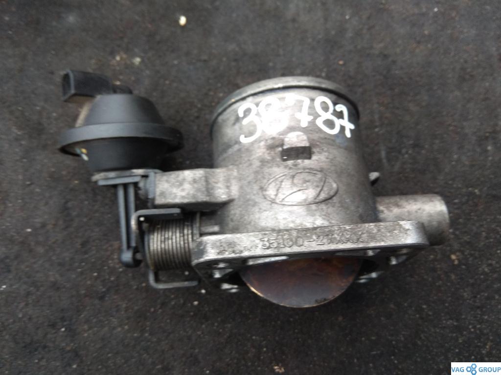 заслонка дроссельная Kia Sorento 1 поколение 2005, 2.5 л., CRDi, дизель, внедорожник 5 дв., 35100-27XXX, D4CB, . - фото №1