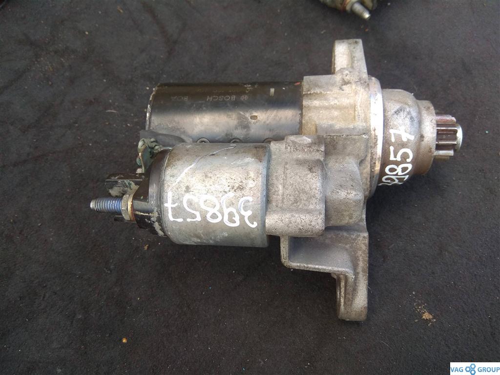 стартер Volkswagen Golf 5 поколение 2006, 1.6 л., FSI, бензин, хетчбэк 5 дв., 02T911023R, BLP, BAG, 02T911023S, BLF, 02T911024N, . - фото №1