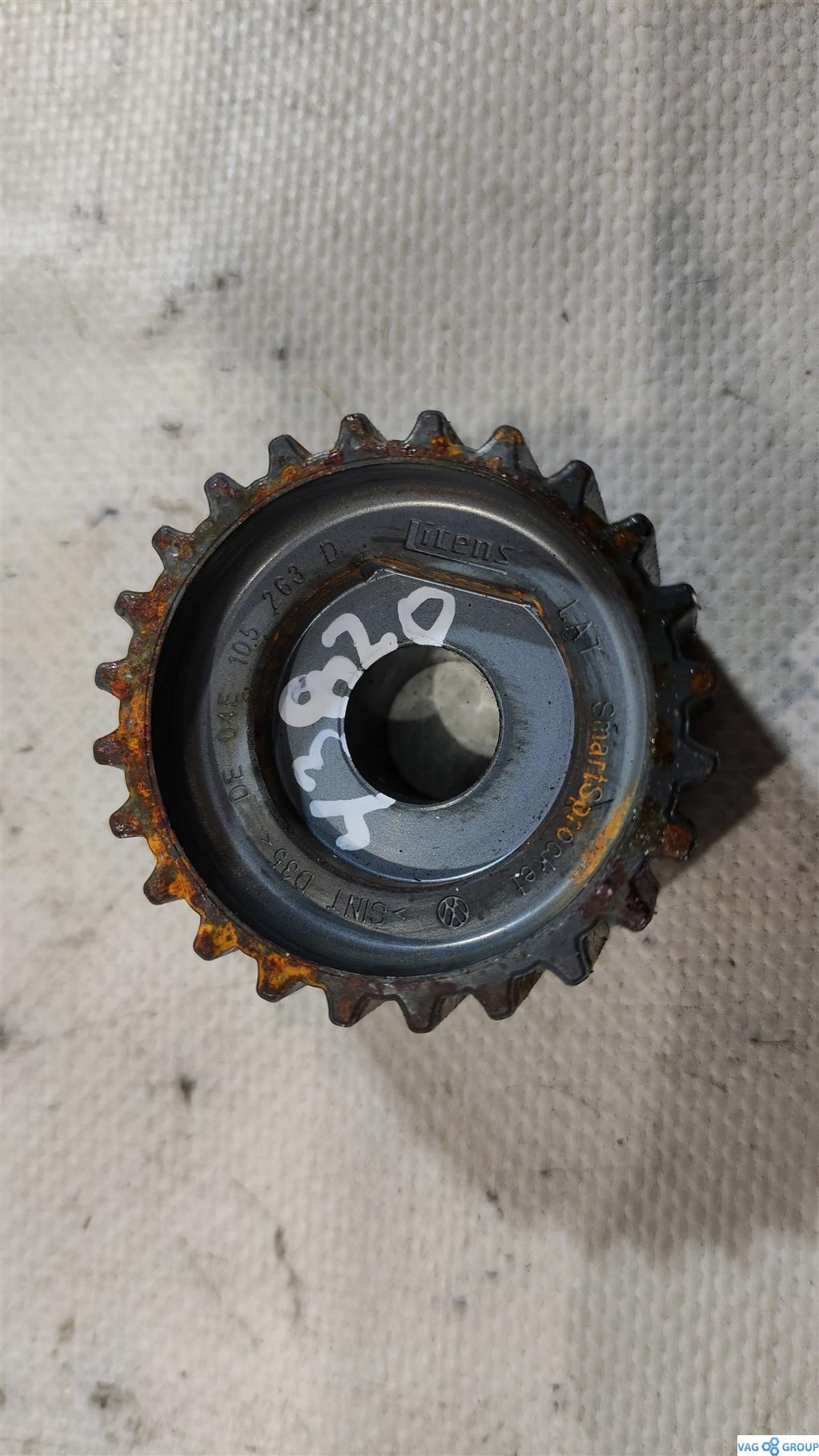 шестерня (звездочка) коленвала Skoda Octavia 3 поколение (A7) 2015, 1.4 л., бензин, хетчбэк 5 дв., CPW, 04E105263D, . - фото №1