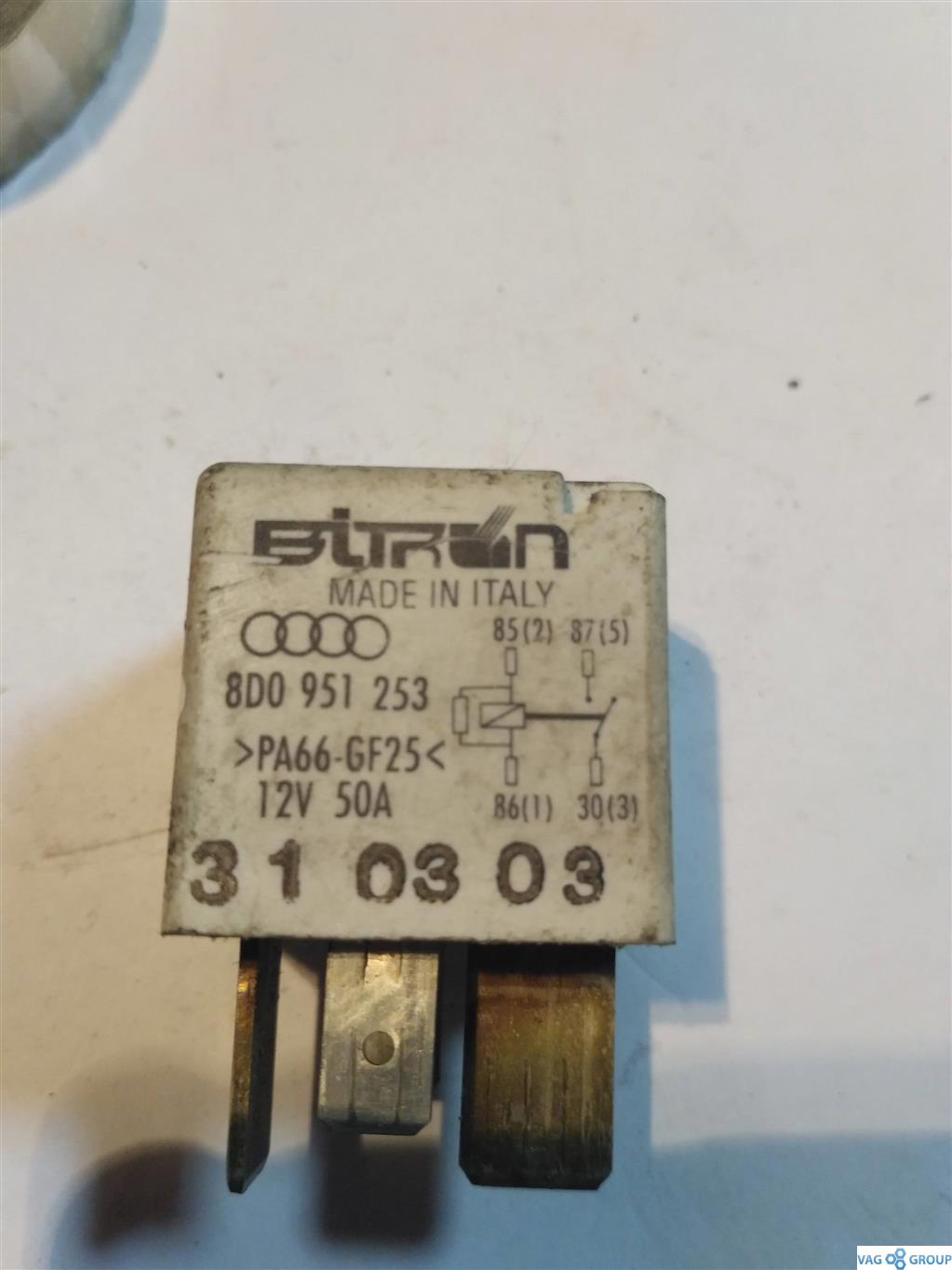 реле (прочие) Audi A6 4F/C6 2006, 1.9 л., TDi, дизель, седан, 8D0951253, 4H0951253, 443951253J, 7M0951253A, . - фото №1