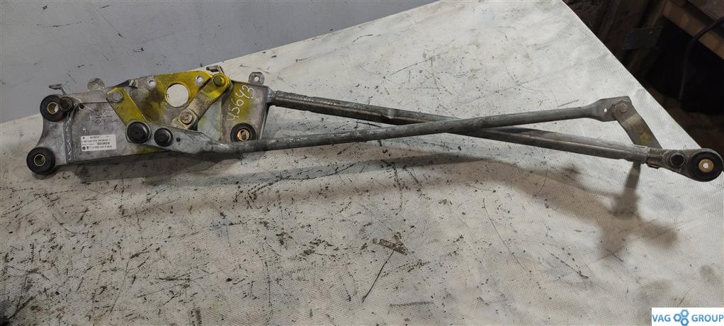 механизм стеклоочистителя (трапеция дворников) Volkswagen Touareg 1 поколение 2005, 3.0 л., TDi, дизель, внедорожник 5 дв., BKS, 7L0955601C, 7L0955023P, BUN, 7L0955601, 7L0955601A, 7L0955601B - фото №1