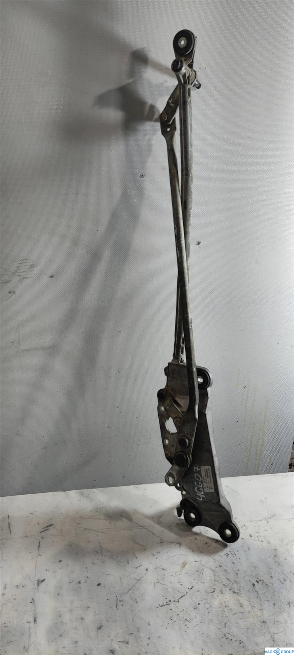 механизм стеклоочистителя (трапеция дворников) Volkswagen Touareg 1 поколение 2005, 3.0 л., TDi, дизель, внедорожник 5 дв., BKS, 7L0955023AD, BUN, . - фото №1