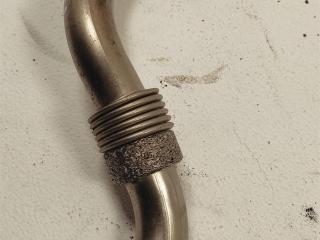 трубка системы рециркуляции EGR Volkswagen Golf 5 поколение 2003, 1.9 л., TDi, дизель, хетчбэк 5 дв., AHF, AUY, ALH, ATD, 038131521J, AJM, ASZ, ASV, 1Y, AVM, BGG, .