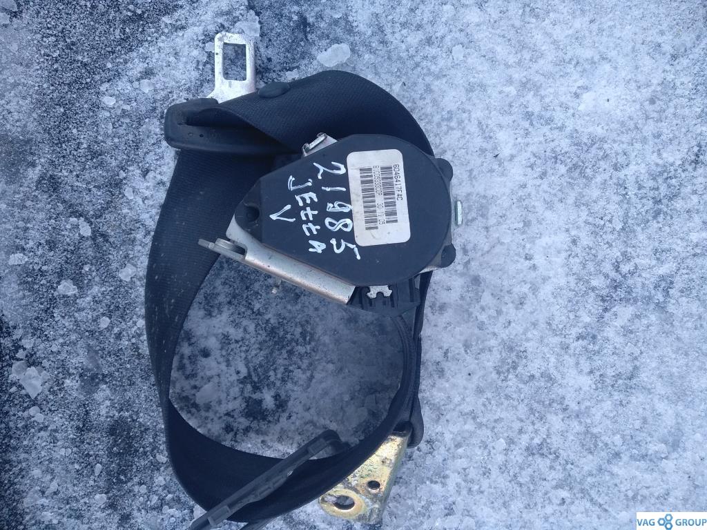 ремень безопасности Volkswagen Jetta 5 поколение 2006, 2.0 л., TDi, дизель, седан, 1K5857805, . - фото №1