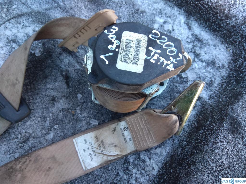 ремень безопасности Volkswagen Jetta 5 поколение 2006, 2.0 л., TDi, дизель, седан, 1K5857805, . - фото №1