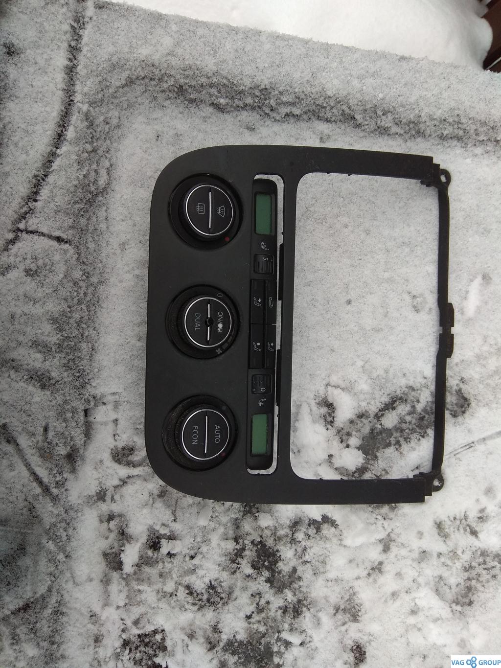 блок управления печки / климат-контроля Volkswagen Jetta 5 поколение 2006, дизель, 3B1907044H, 3B1907044J, . - фото №1
