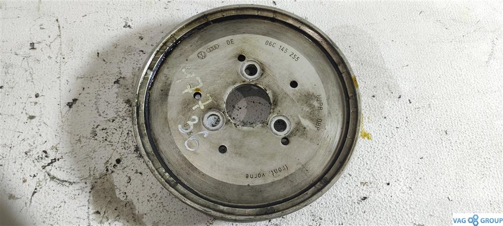 шкив насоса гидроусилителя Audi A6 4F/C6 2006, 3.2 л., бензин, седан, BPK, 06C145255, AUK, BDW, BKH, BYU, BDZ, . - фото №1