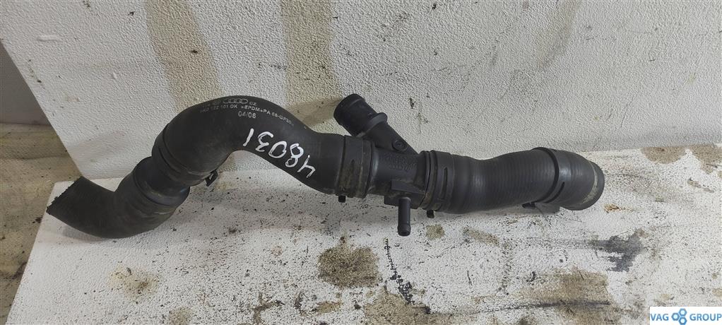 фланец (тройник) системы охлаждения Volkswagen Jetta 5 поколение 2006, 2.0 л., бензин, седан, BPY, BWA, 1K0121087H, . - фото №1