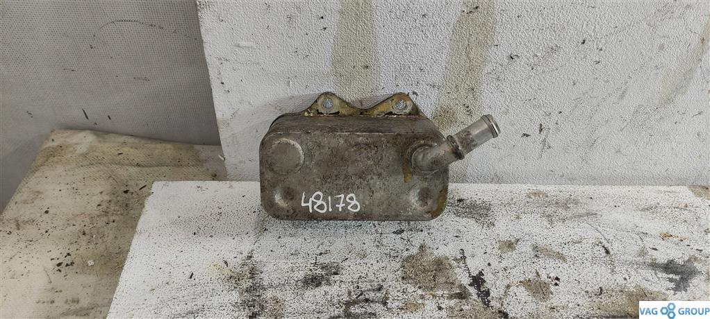 радиатор масляный Audi A4 B7 2006, 2.0 л., FSI, бензин, седан, 06D117021C, BVZ, BLR, BLX, BLY, BPJ, BWE, AXW, AXX, BWA, BMB, CDLH, CAWB, CCZA, BZC, BGB, CDMA, BWA1, CCTA, . - фото №1