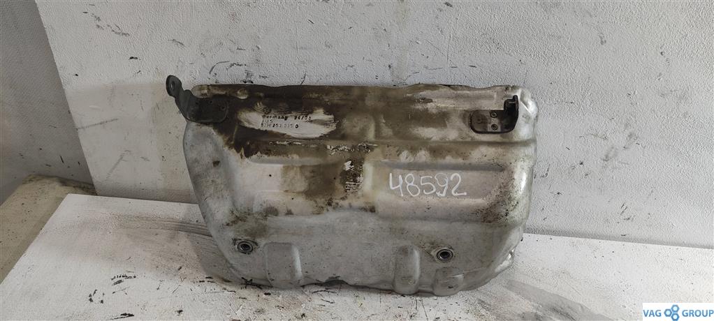 защита (экран) выпускного коллектора Volkswagen Touareg 1 поколение 2003, 3.6 л., бензин, внедорожник 5 дв., BHK, BLV, 03H253035G, BWS, AXZ, . - фото №1