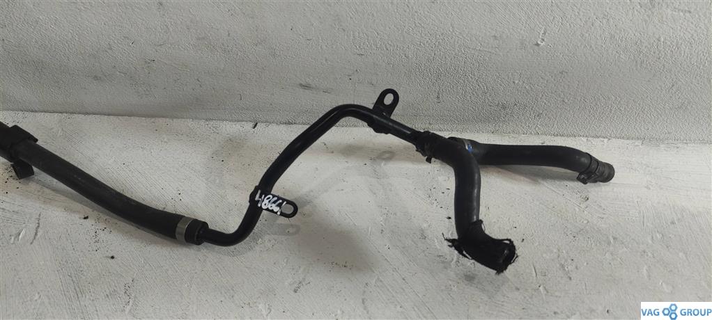 трубка охлаждающей жидкости Volkswagen Tiguan 1 поколение 2009, 1.4 л., TSI, бензин, внедорожник 5 дв., BWK, 1K0121070BB, CAXA, . - фото №1