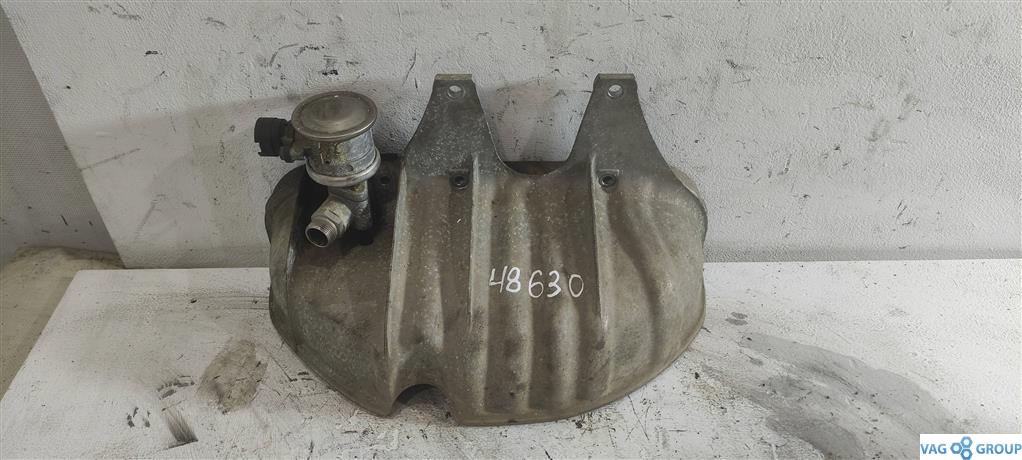 защита (экран) выпускного коллектора Volkswagen Golf 4 поколение 2001, 2.0 л., бензин, хетчбэк 5 дв., AUM, AQY, 06A133228D, AUQ, APK, . - фото №1