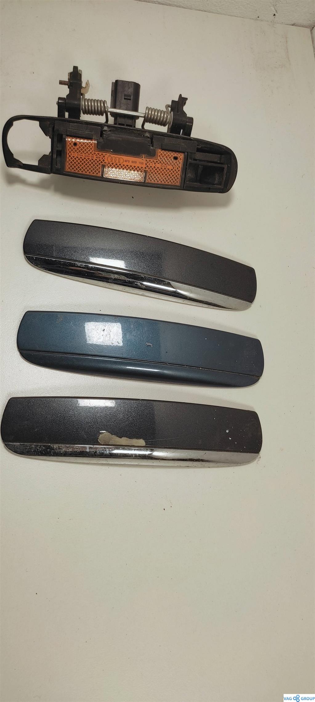 ручка наружная передняя правая Audi A6 4F/C6 2006, 2.0 л., TDi, дизель, седан, 4F0837208A, 4F0839239, 4F0909155, . - фото №1