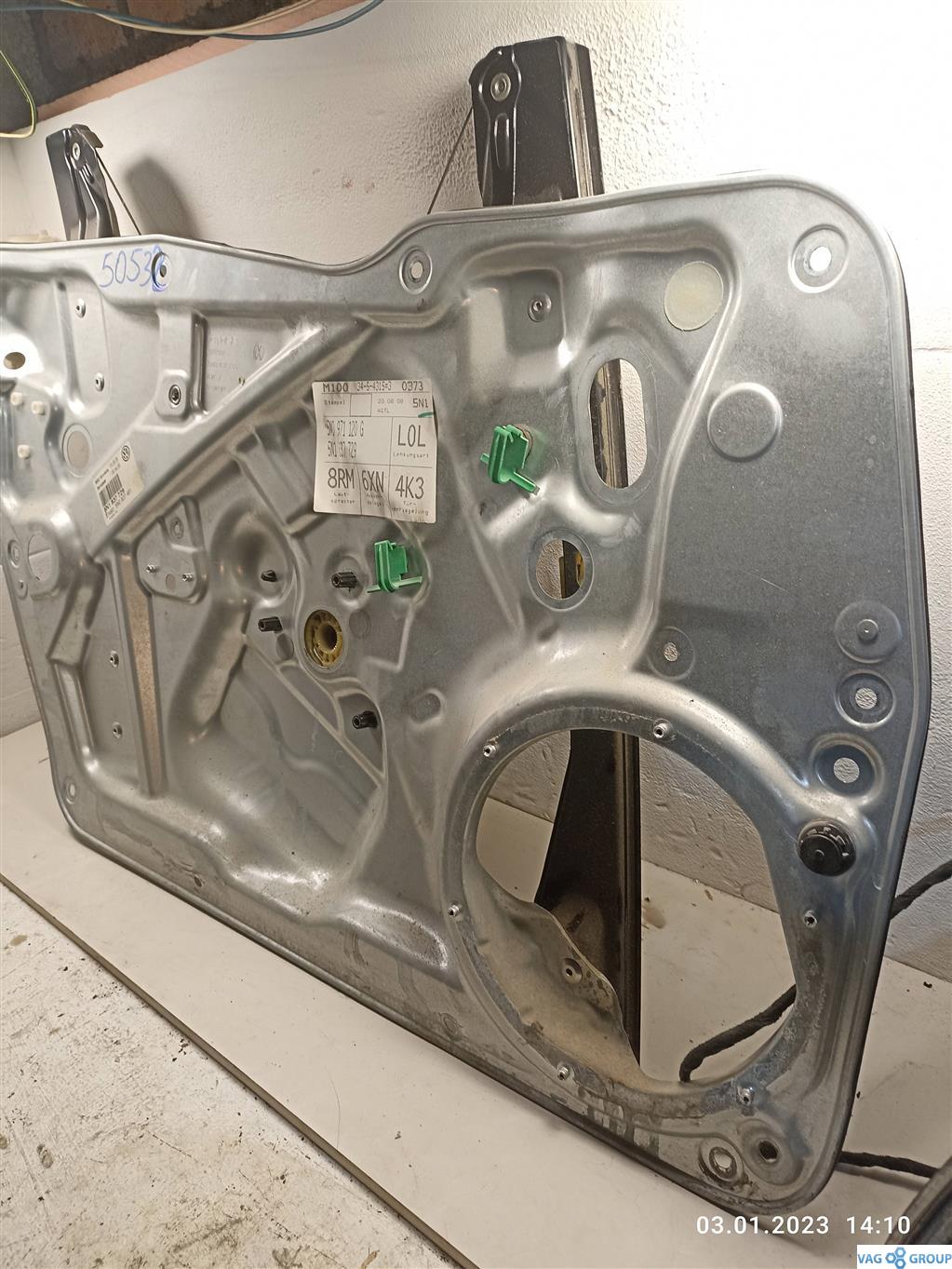 стеклоподъемник передний левый Volkswagen Tiguan 1 поколение 2009, 5N1837729, 5N1837461, . - фото №1