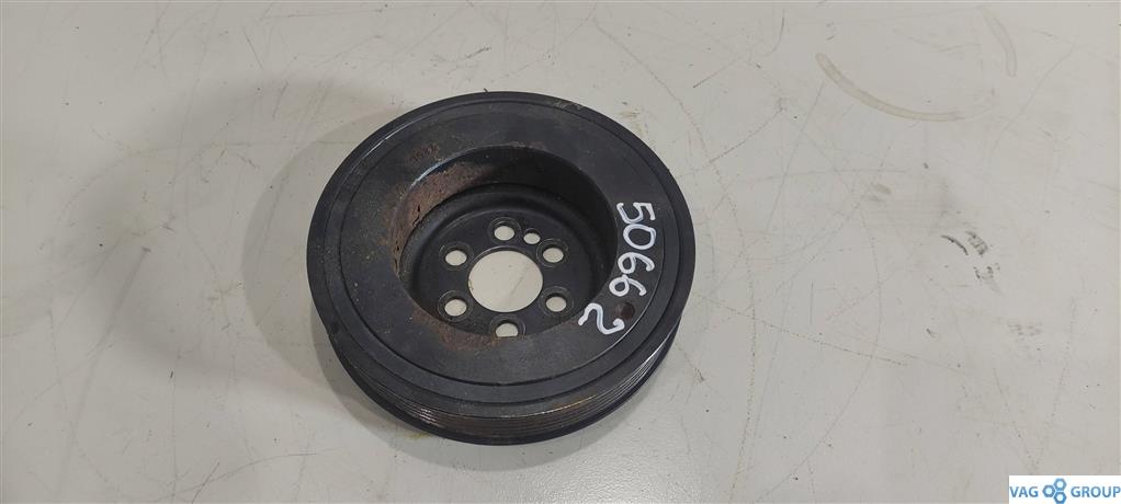 шкив коленвала Volkswagen Jetta 5 поколение 2006, 2.0 л., бензин, седан, 06F105243H, 06F105243J, . - фото №1