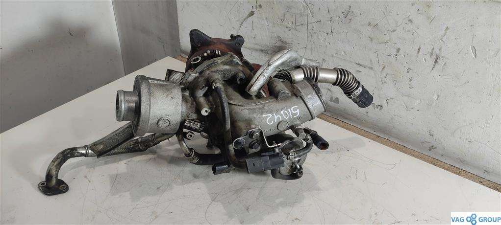 турбина Audi A6 4F/C6 2006, 2.0 л., бензин, седан, BPG, 06D145701J, 06D145701E, BPJ, BWE, 06D145701G, 06D145701H, 06D145701C, 06D145701B, BGB, BUL, BYK, 06D145701F - фото №1